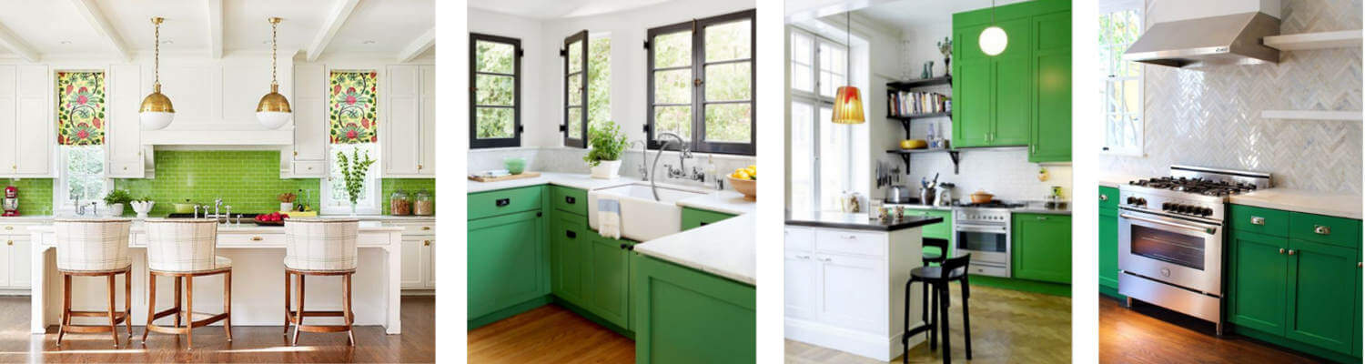 Bring some GREEN into your Life 3 Green kitchen colloage