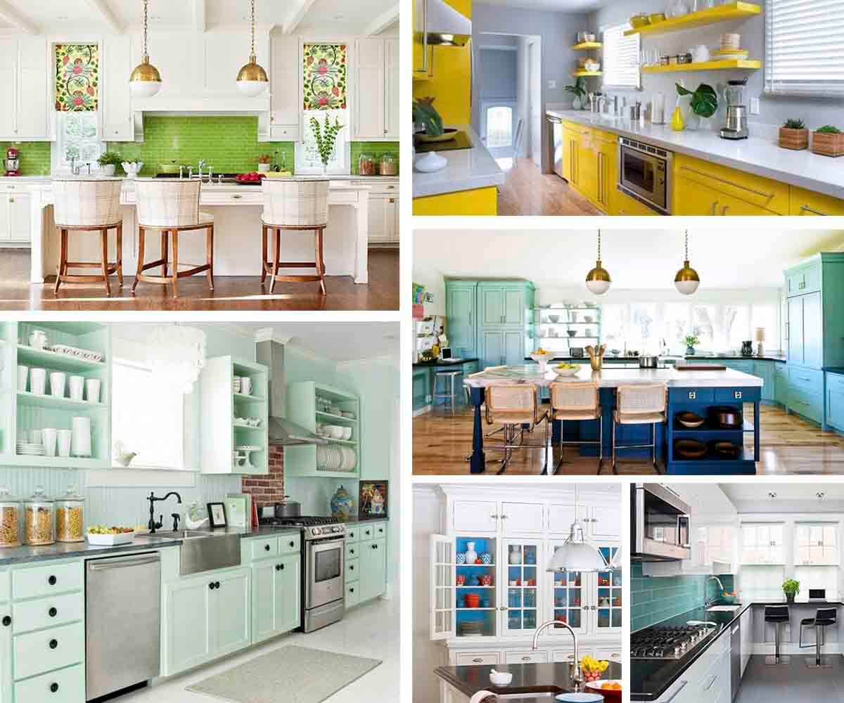 Thinking Outside the White-Kitchen-Box 4 colourful kitchen ideas