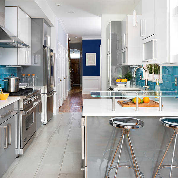 Bright New Addition Kitchen