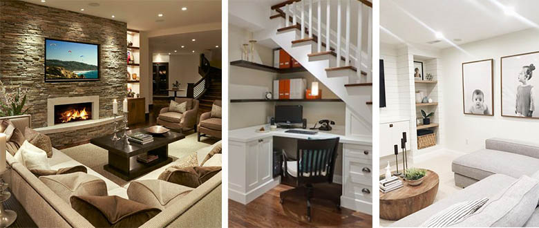 BASEMENT RENOVATIONS - What You Need to Know Before You Get Started 3 light and dark basement options