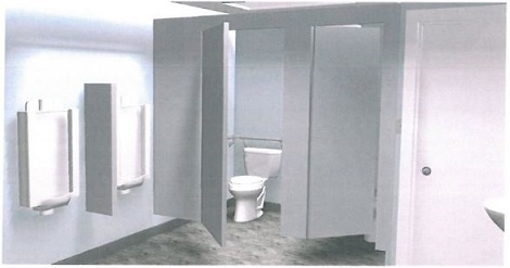 COMMERCIAL BATHROOM- FIRE HALL, HUBBARDS, NS