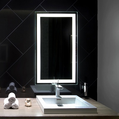 How to choose the best bathroom mirror? 6 The lighted mirror