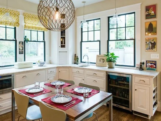 6 Innovative Kitchen Galley Design Ideas for Maximum Functionality 4 keep cabinets at eye-level