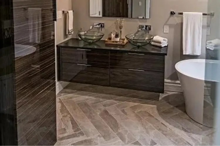 Best Master Bathroom Design Ideas for Your Next Renovation 6 wood look tile