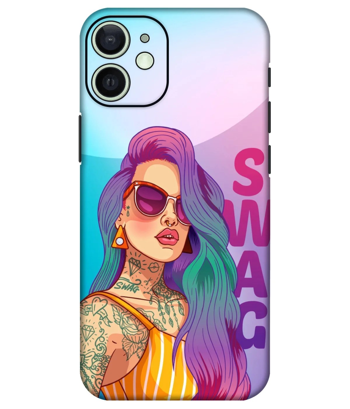 Dope Girl Swag Printed Mobile Skin