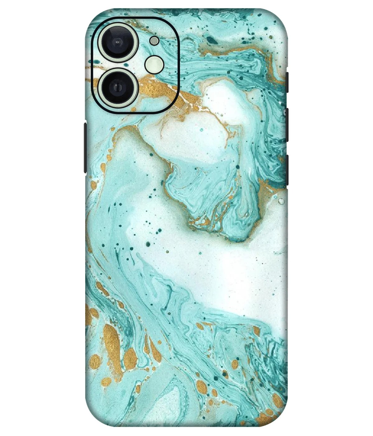 Blue Marble Pattern Printed Mobile Skin