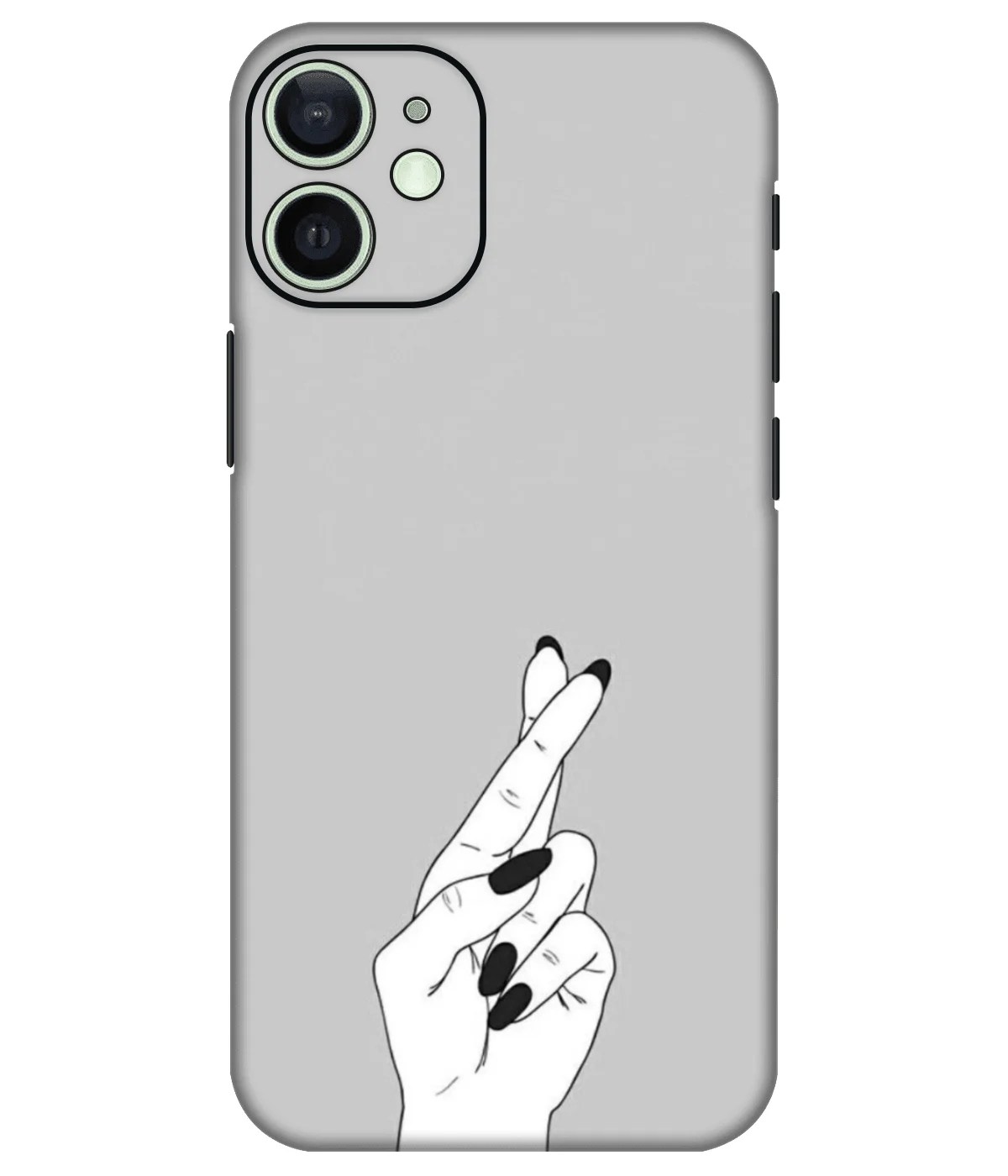 Promise Grey  Printed Mobile Skin
