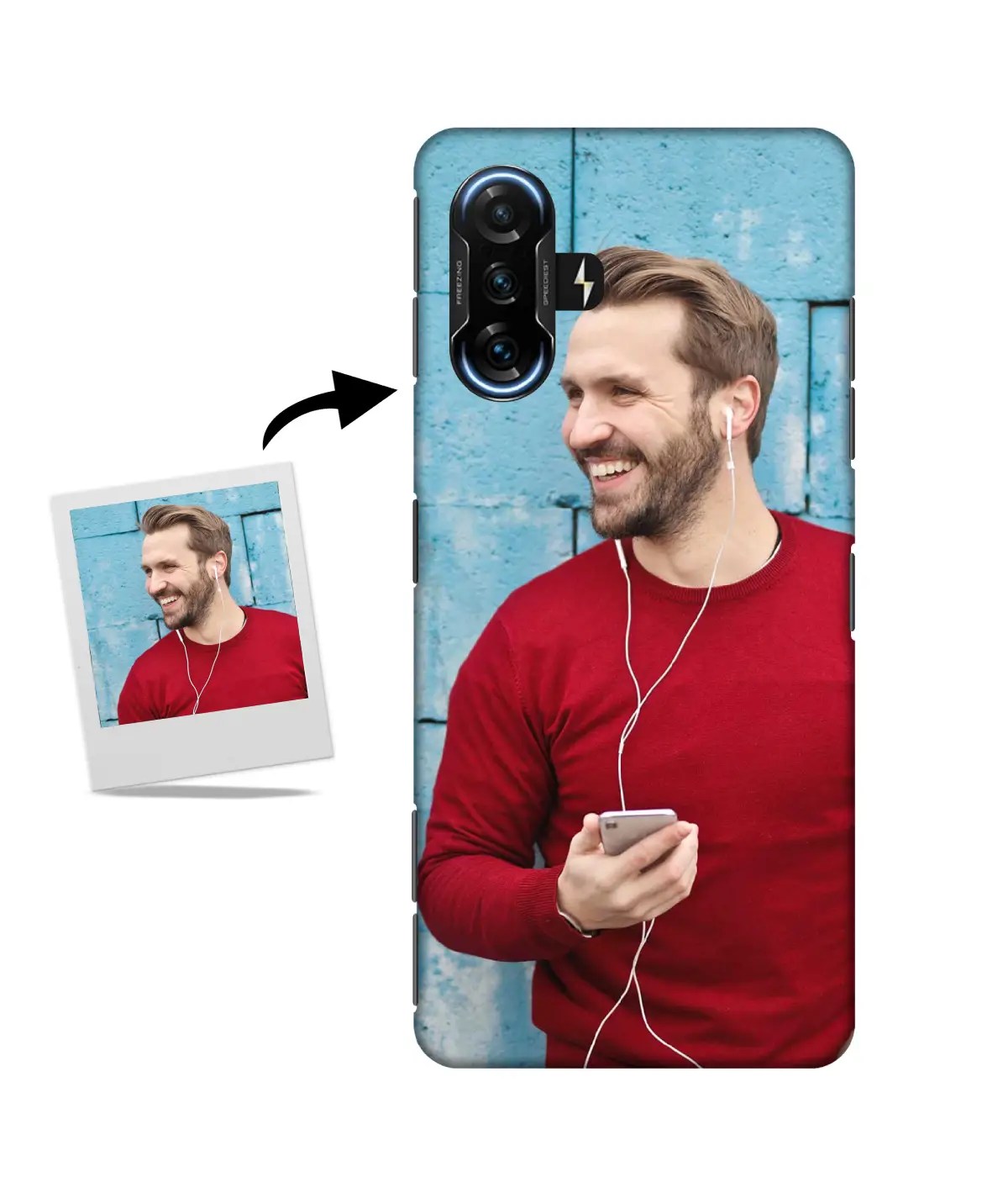 Customized Poco F3 GT Back Cover