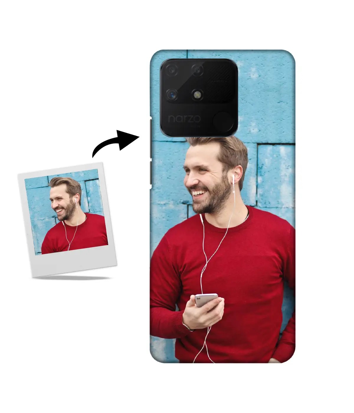 Customized Realme Narzo 50A Back Cover