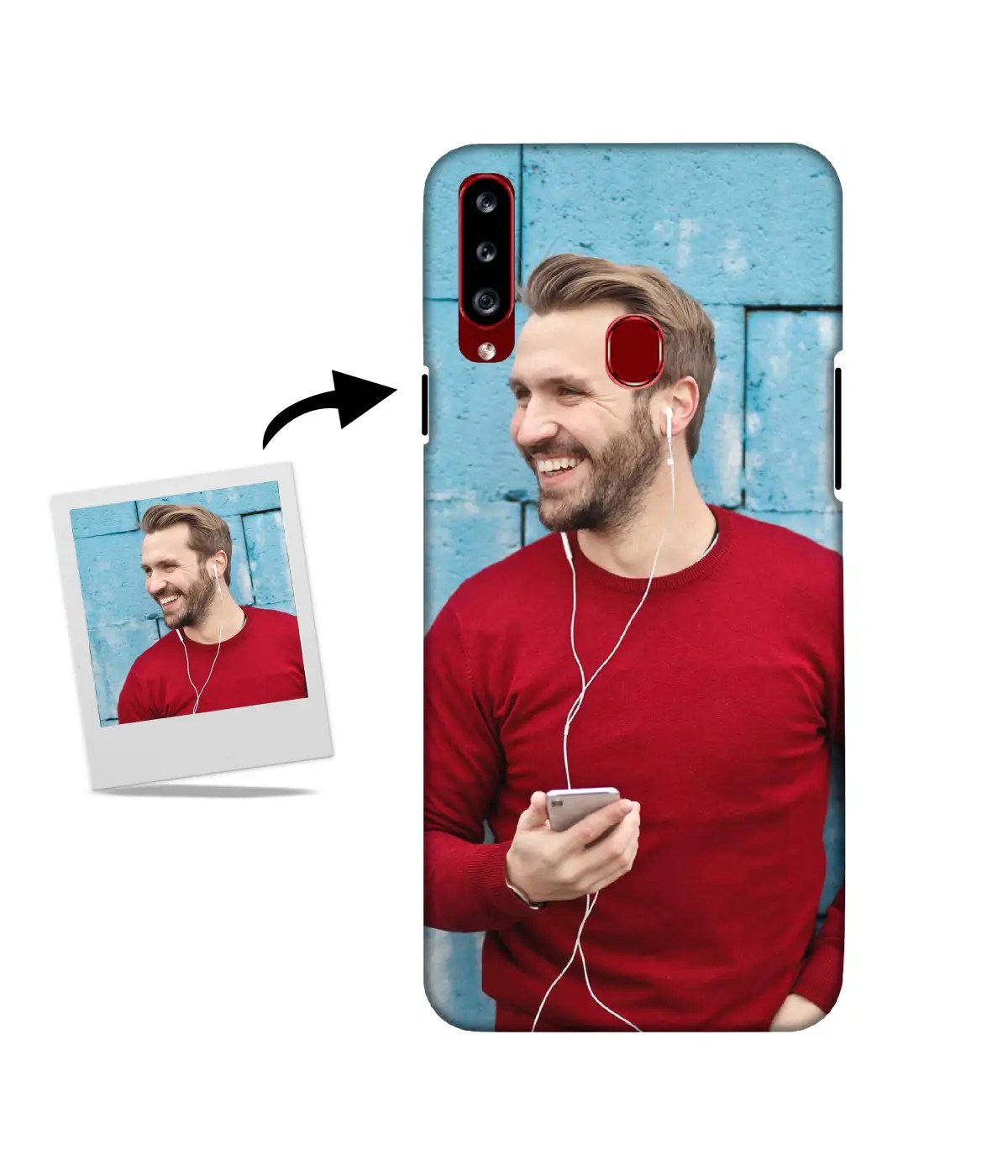 Customized Samsung A20s Back Cover