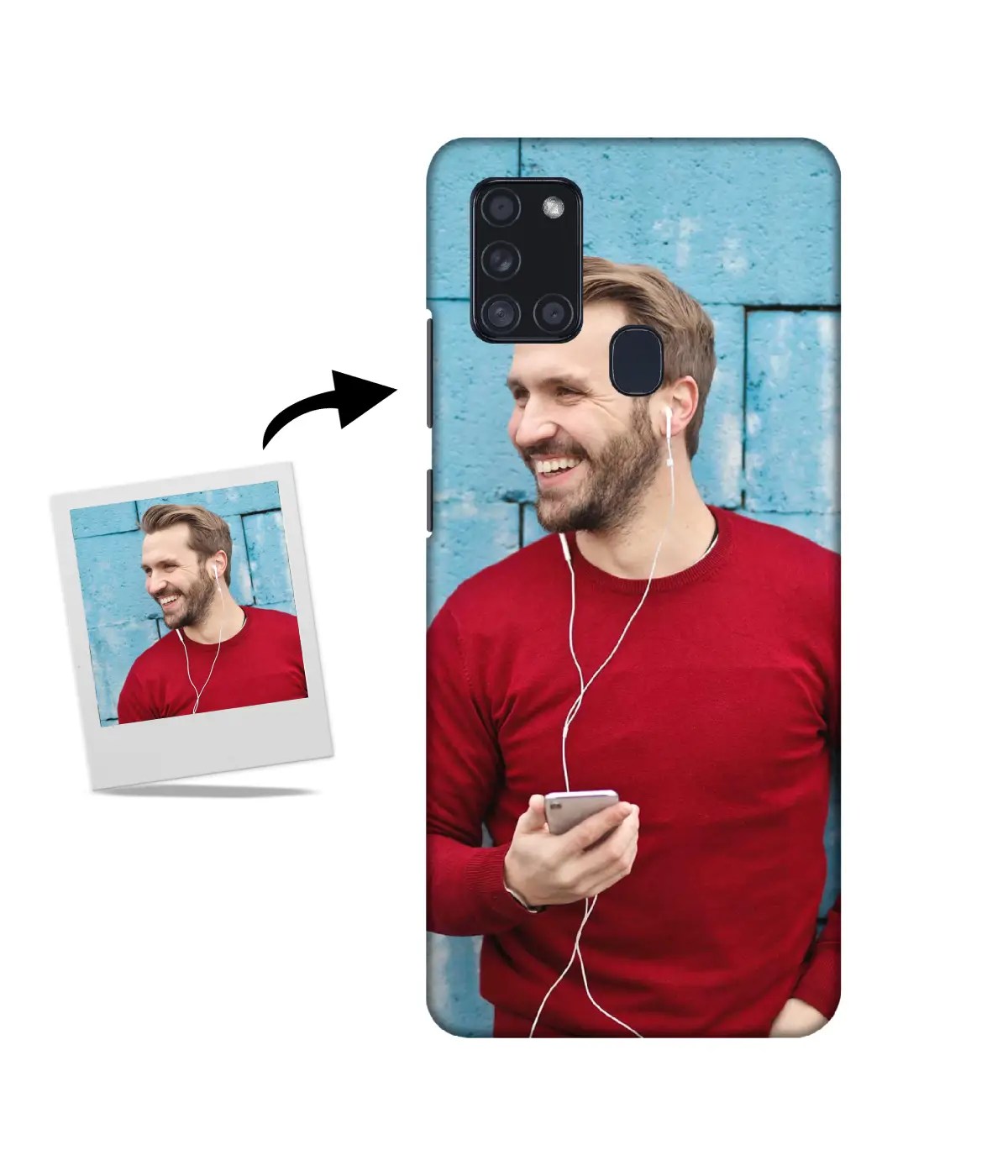 Customized Samsung A21s Back Cover