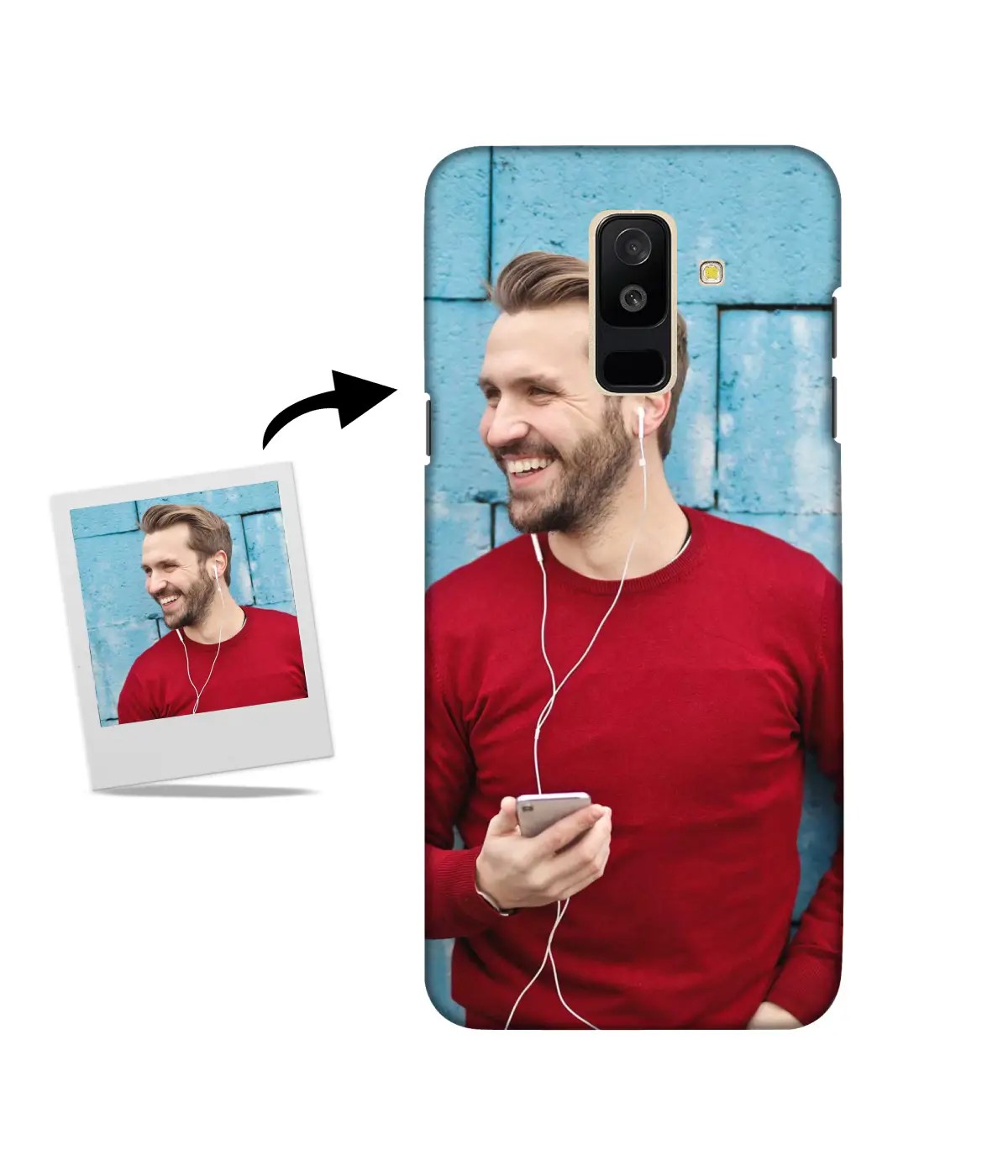 Customized Samsung A6 Plus Back Cover