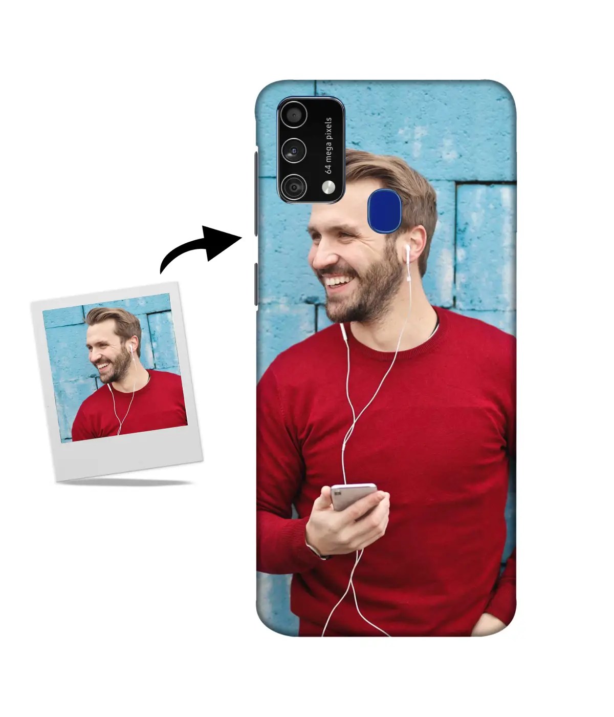 Customized Samsung F41 Back Cover