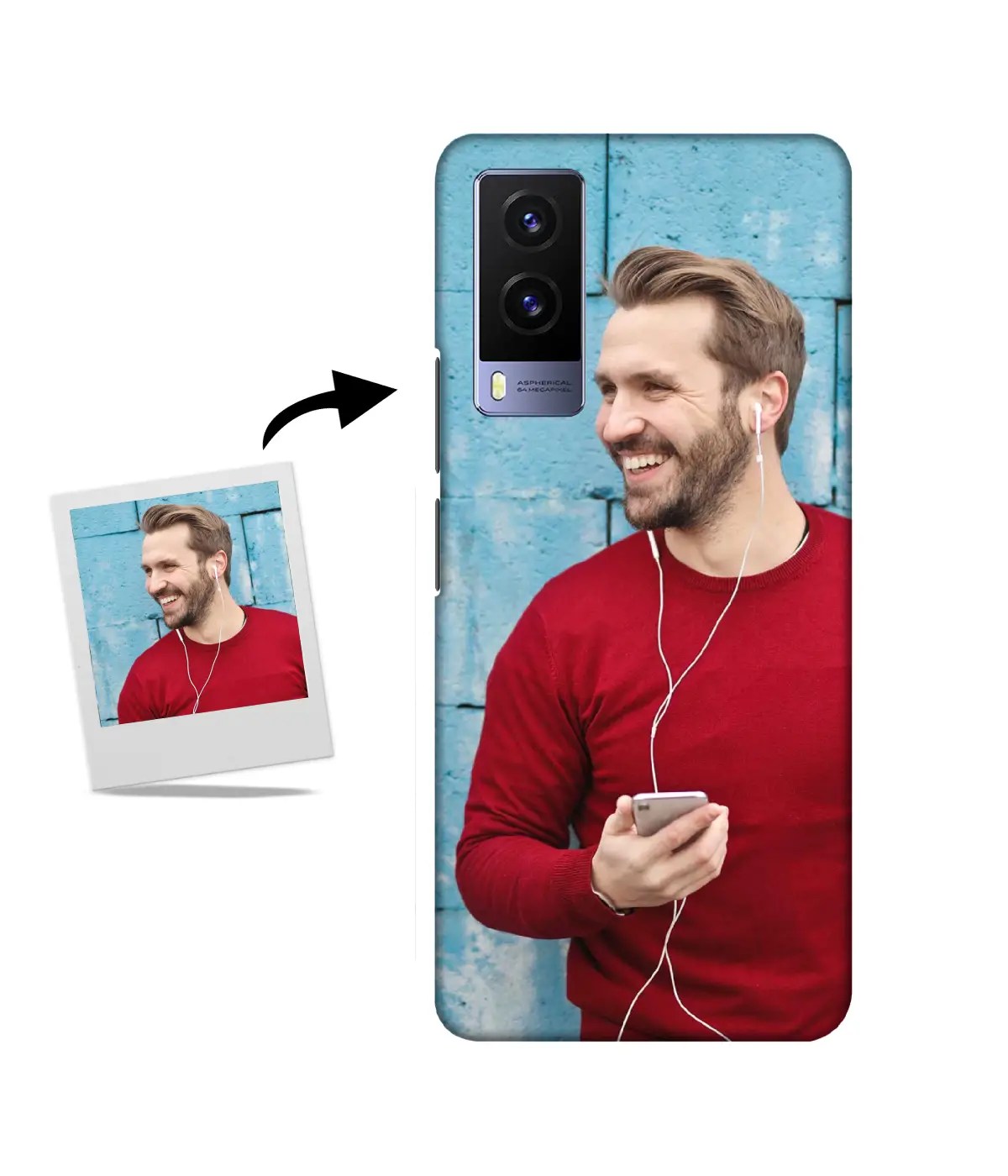 Customized Vivo V21e Back Cover 1 Customized Vivo V21e Back Cover