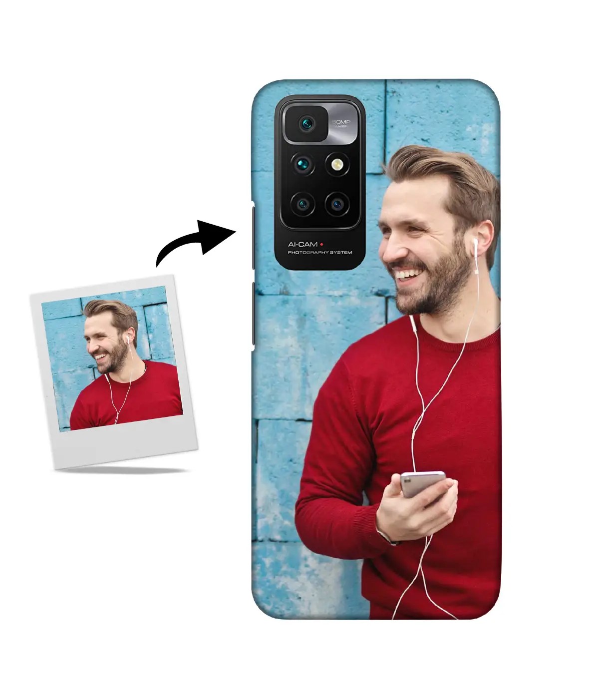 Customized Xiaomi Redmi 10 prime Back Cover