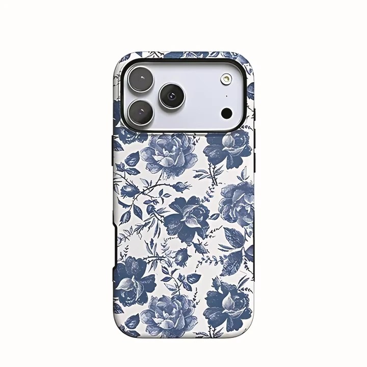 Blue Botanical iPhone Case