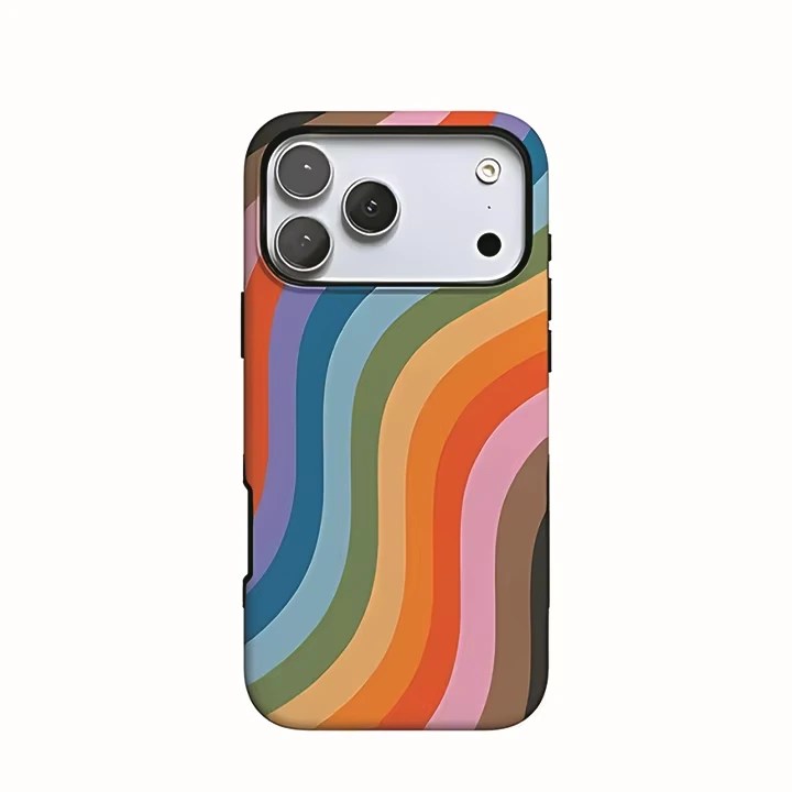 Rainbow Wave iPhone Case