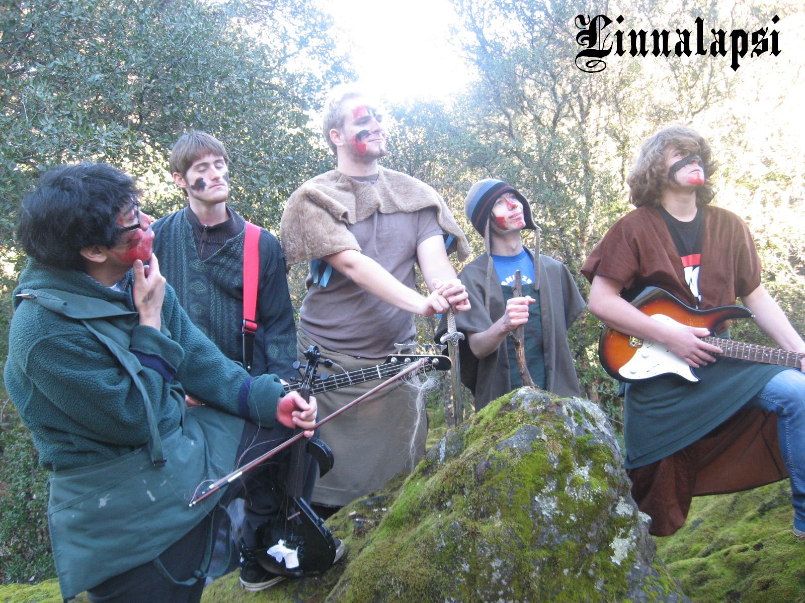 Fake band pictures are the best. Myself in center.