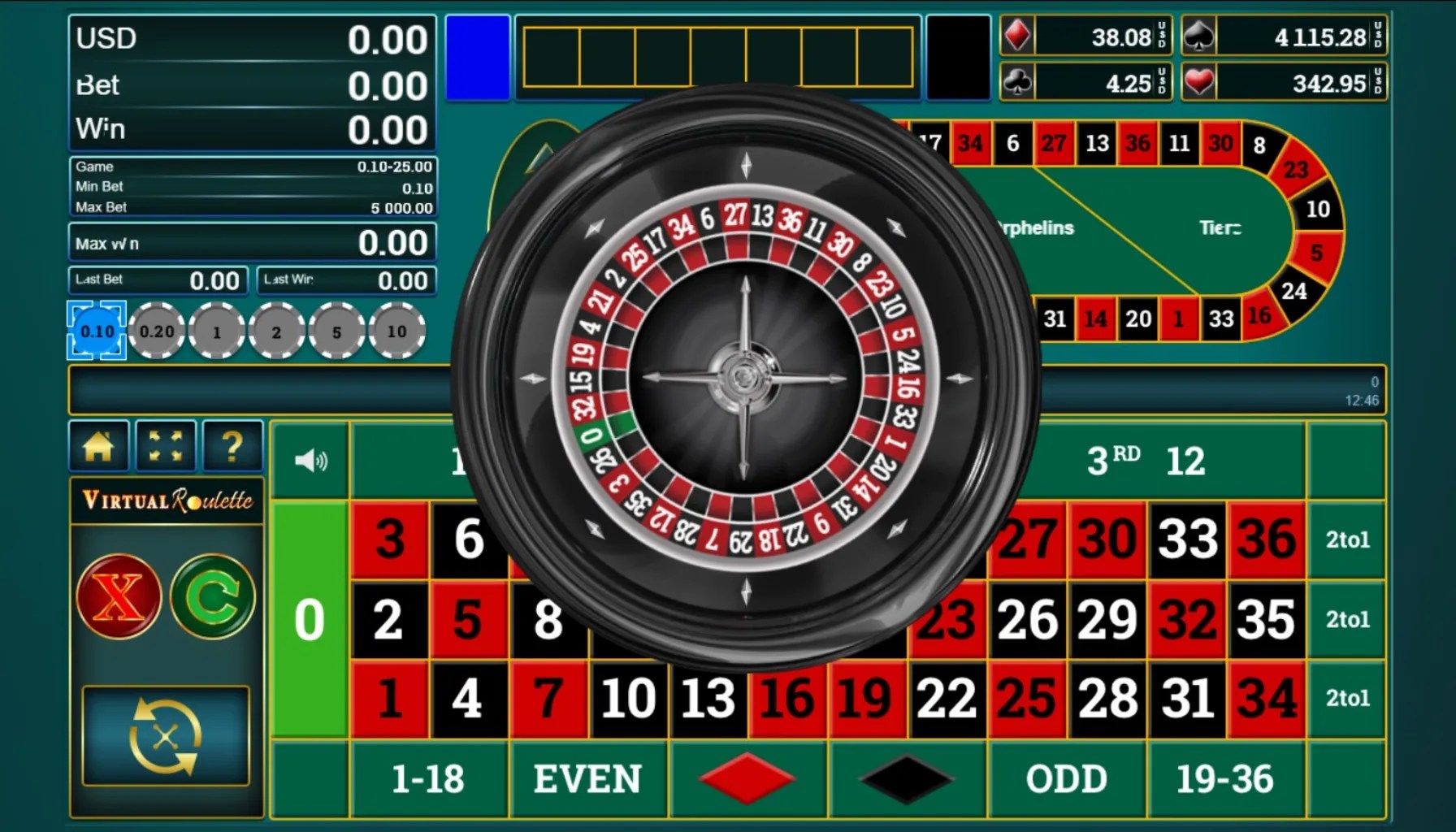 Virtual Roulette