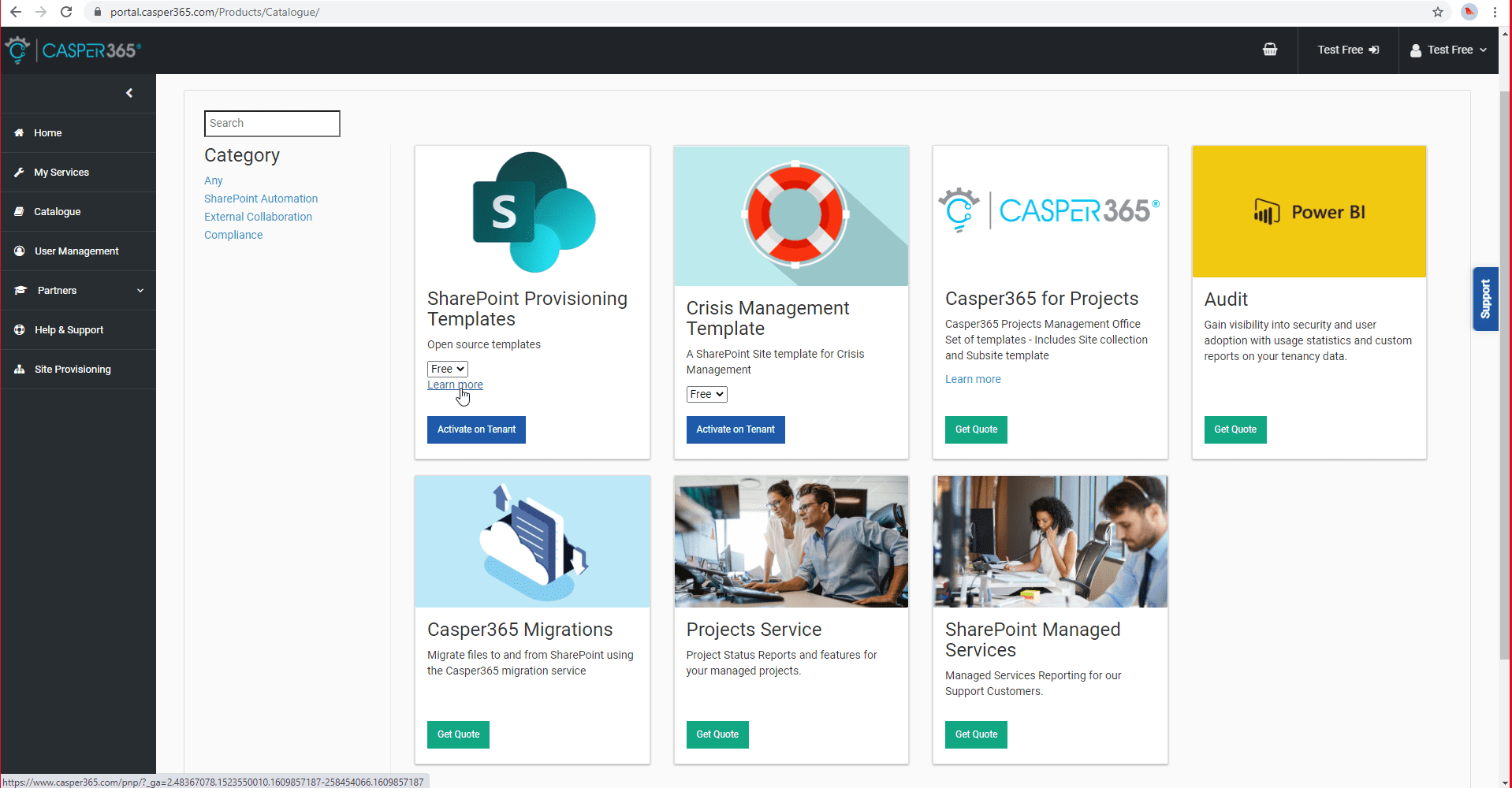 Free SharePoint Onlnie provisioning templates
