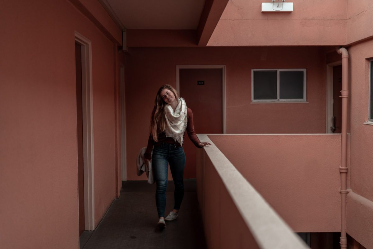 pink oceanfront boutique hotel