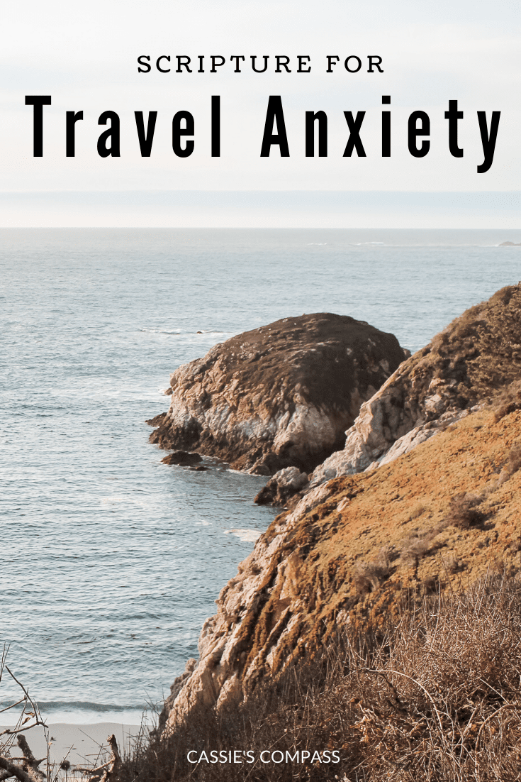pinterest image for the best bible verses for travel anxiety