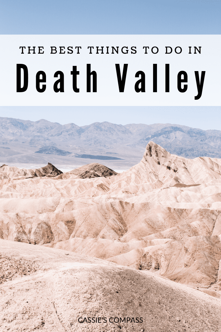 Pinterest image of the ultimate death valley road trip