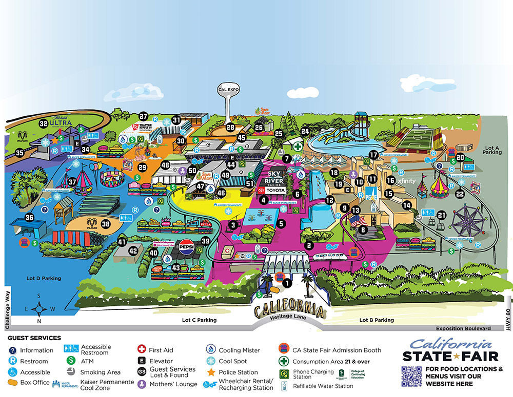 Arizona State Fairgrounds Map Mobile Map 