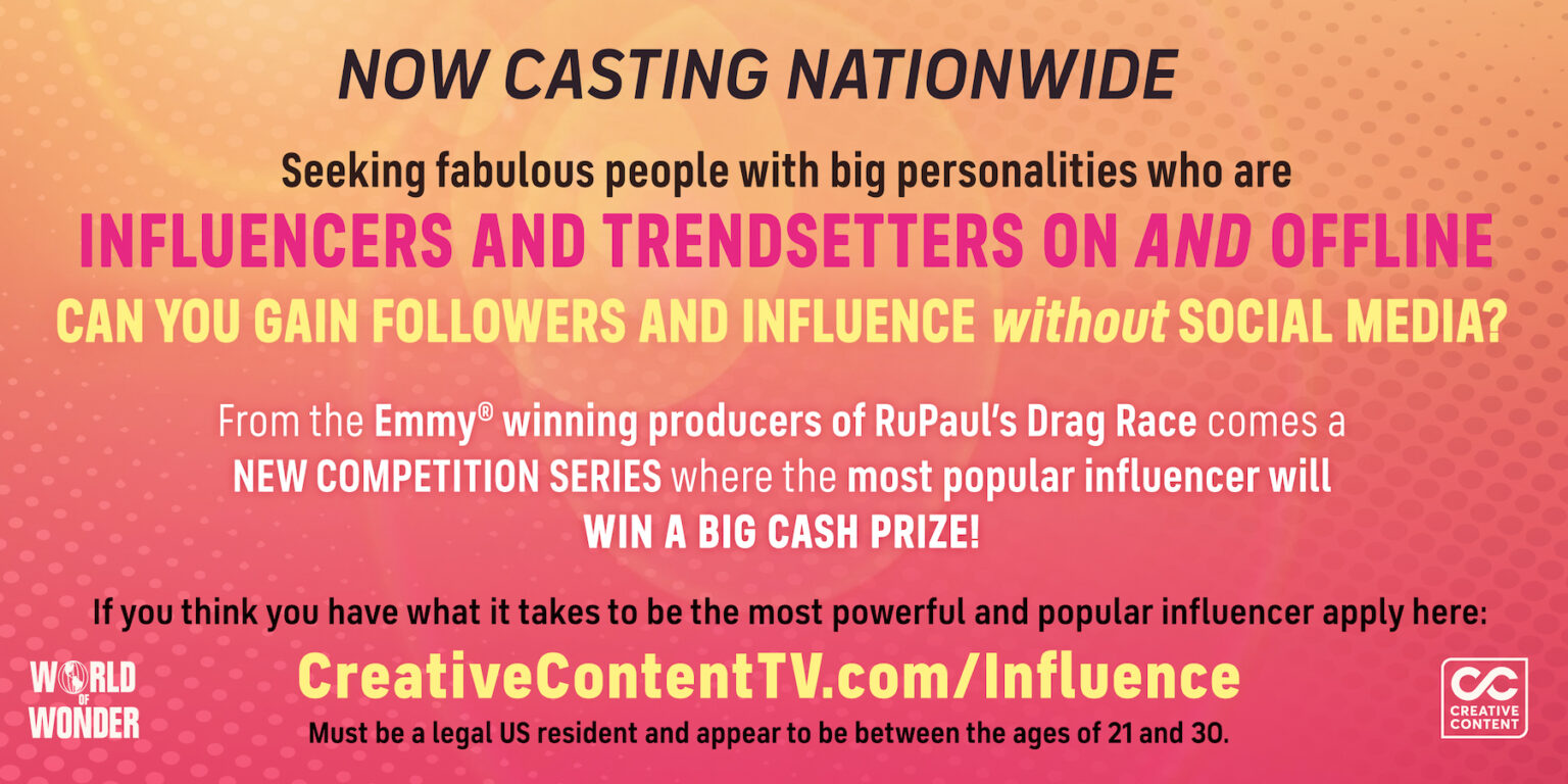 Casting Influencers and Trendsetters