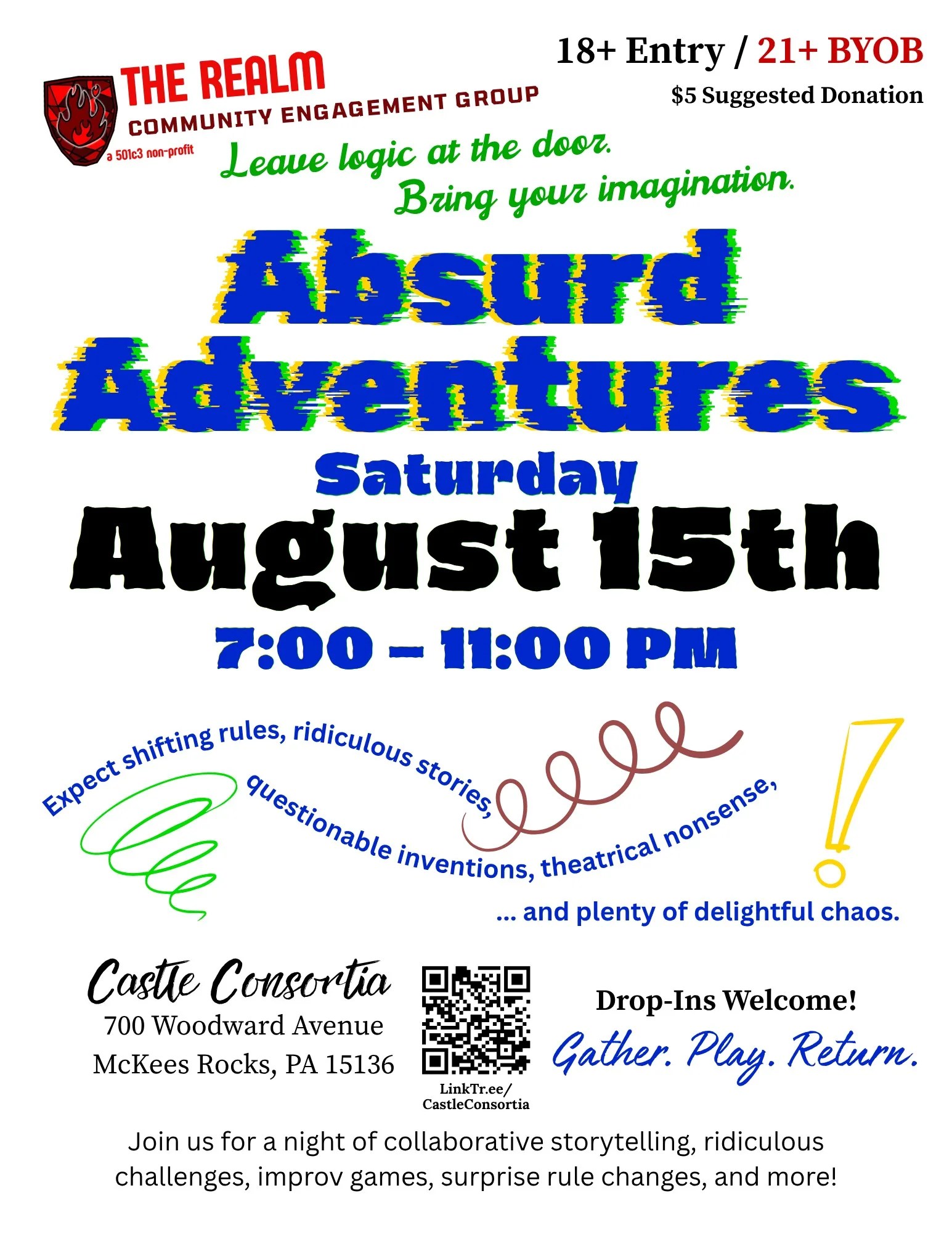 August Game Night - Absurd Adventures