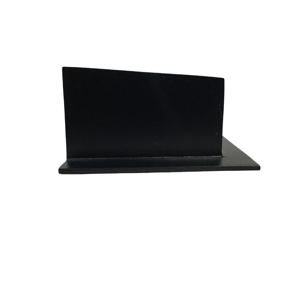 Cast aluminum air deflector/ Diverter 4x10 black square side look
