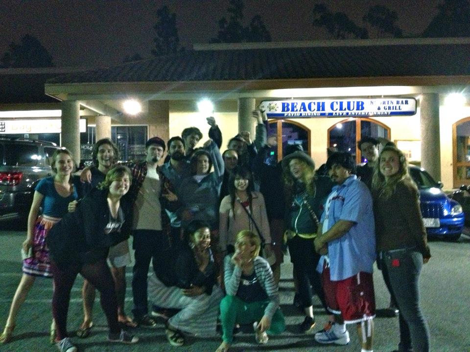 Hanging out after the third statewide conference at CSU Long Beach (4.13.13)