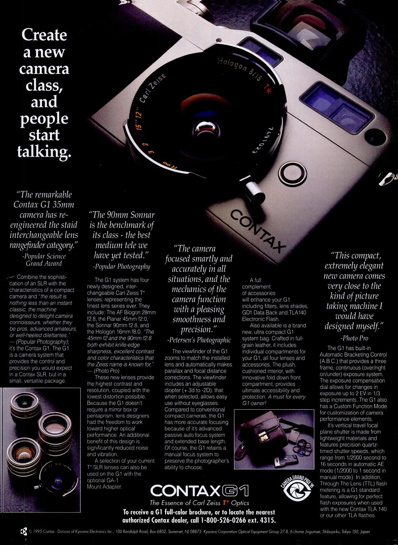 The Contax G1 Takes on the World Film Camera Review