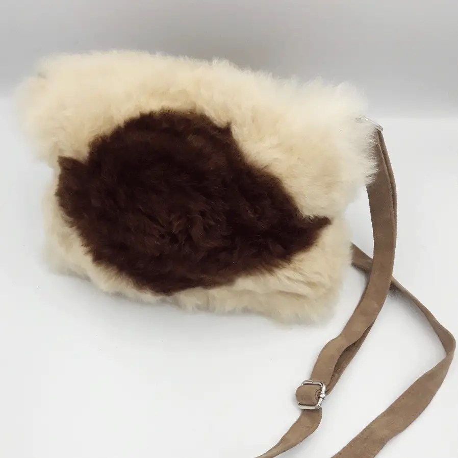 Alpaca Fur Bag Big Diamond