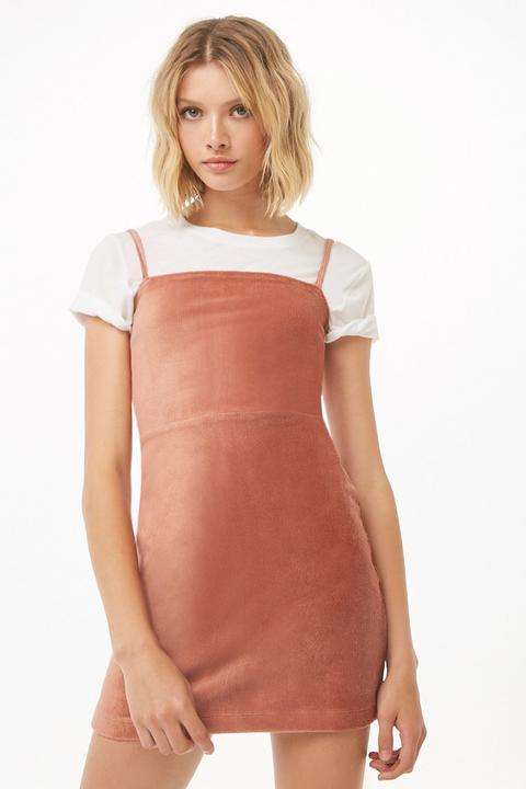 Vestido Corto De Pana From Forever 21 On 21 Buttons