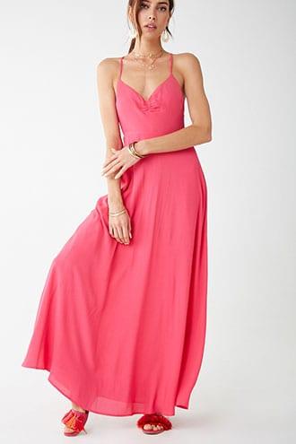 Forever 21 Cami Maxi Dress Hot Pink From Forever 21 On 21 Buttons