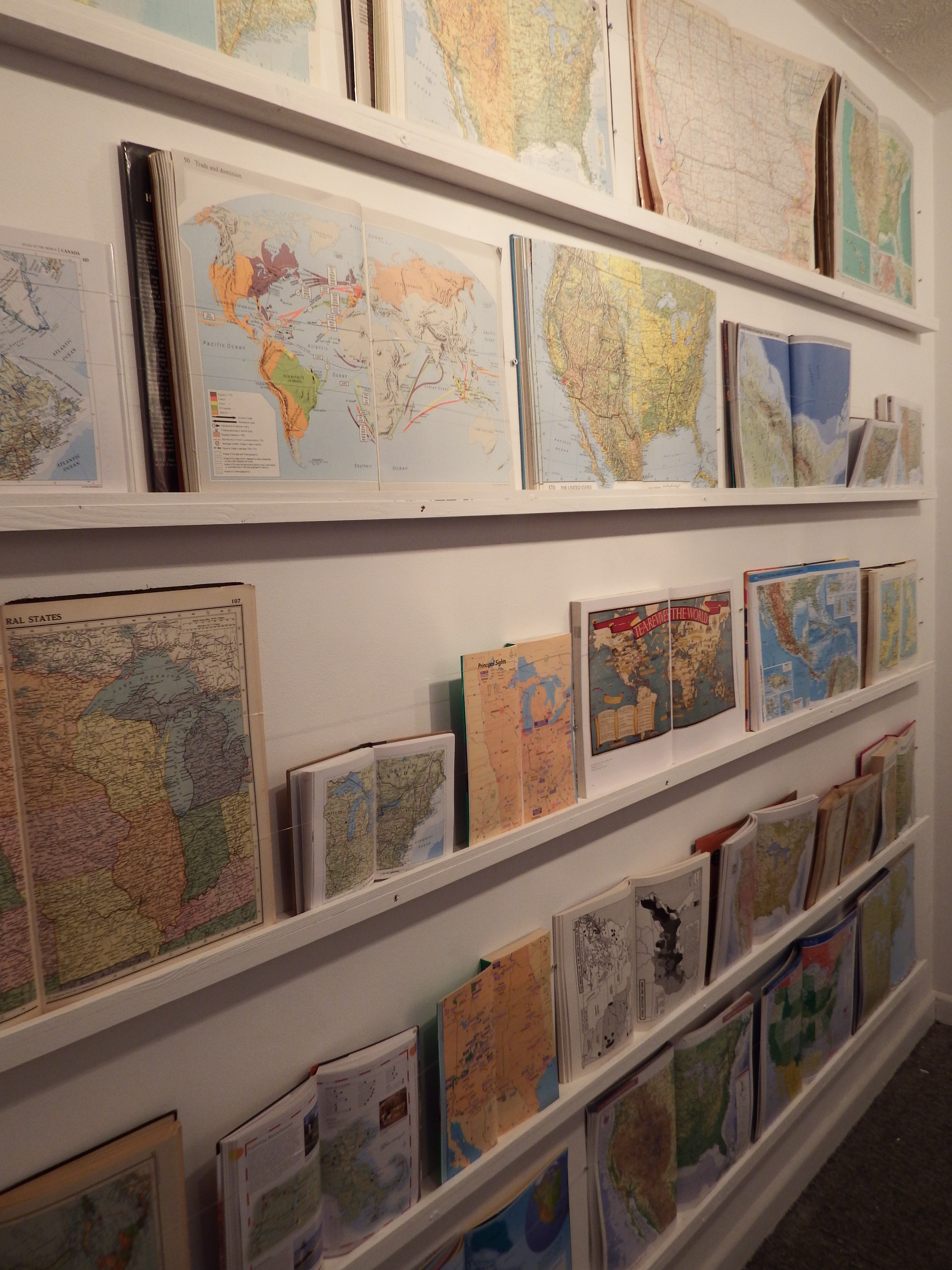 The Janners' Map installed at CMR, 2014