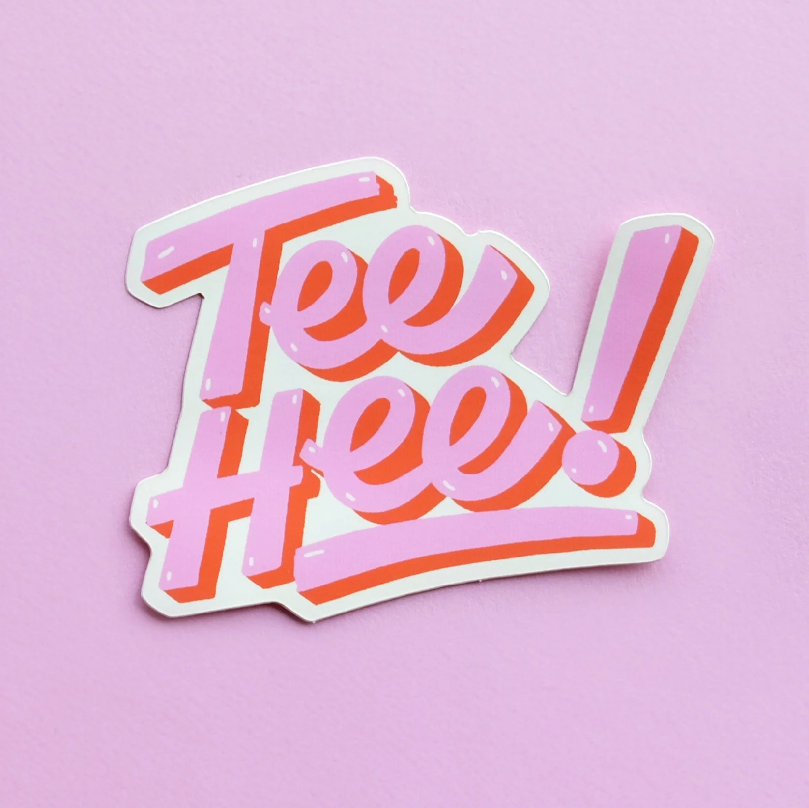 Teehee Sticker Cat Caudillo