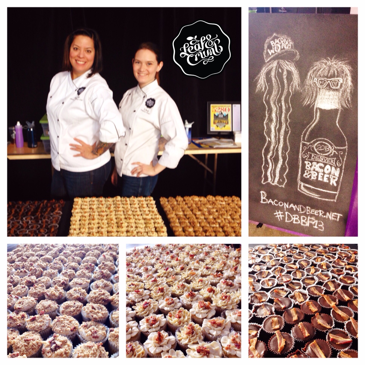 Bacon & Beer Festival: Beer Infused & Bacon Topped Cupcakes from Leaf & Crumb