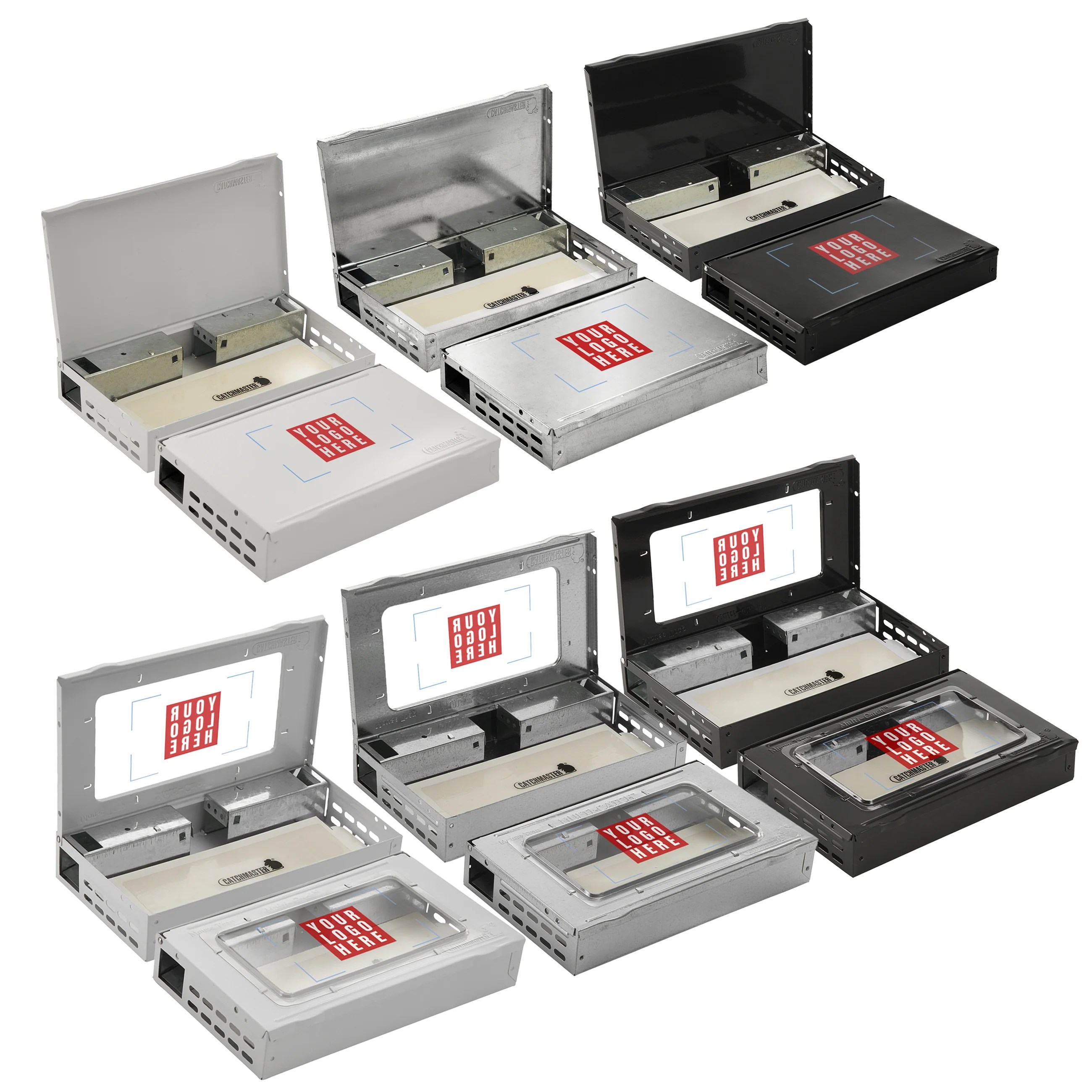 Multi Catch邃 Mouse Trap With Window 12 Count Private Label