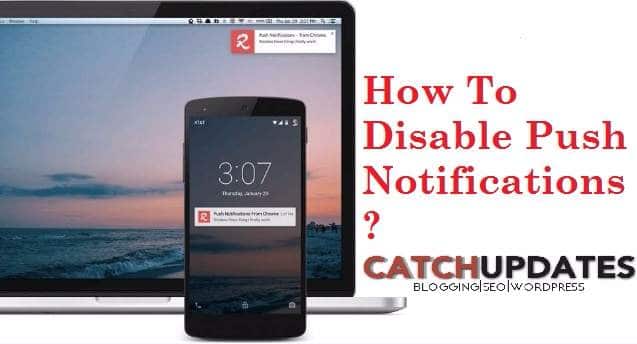 How To Disable Push Notifications FI