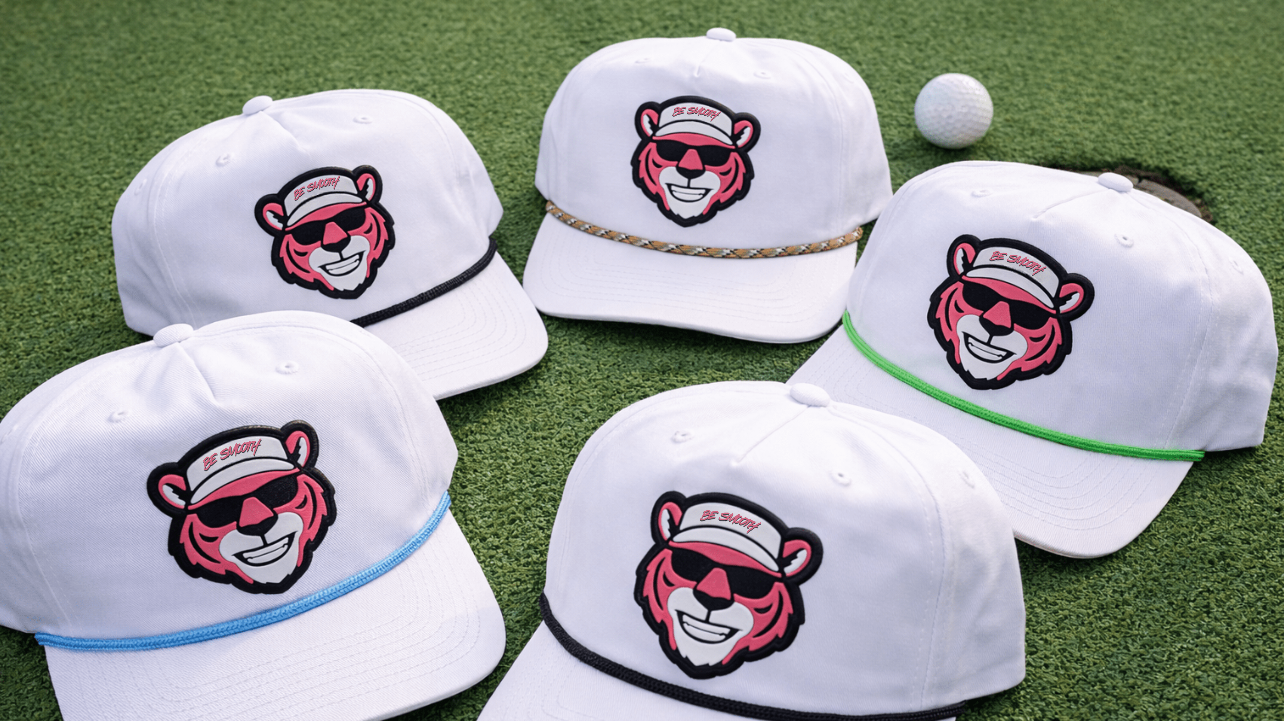 Custom rope golf hats