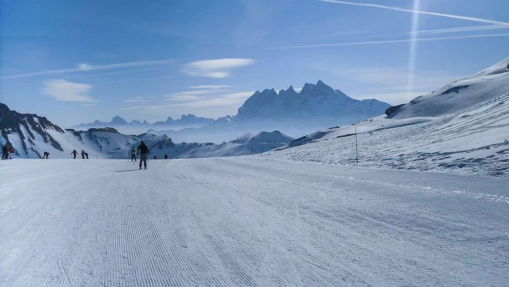the pistes of the Portes du Soleil