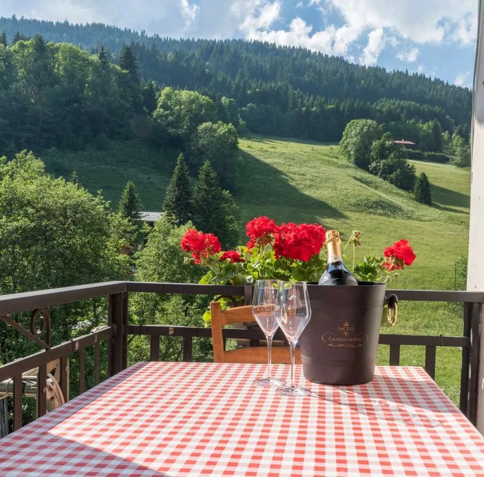 View from Chalet Bluebell, Les Gets