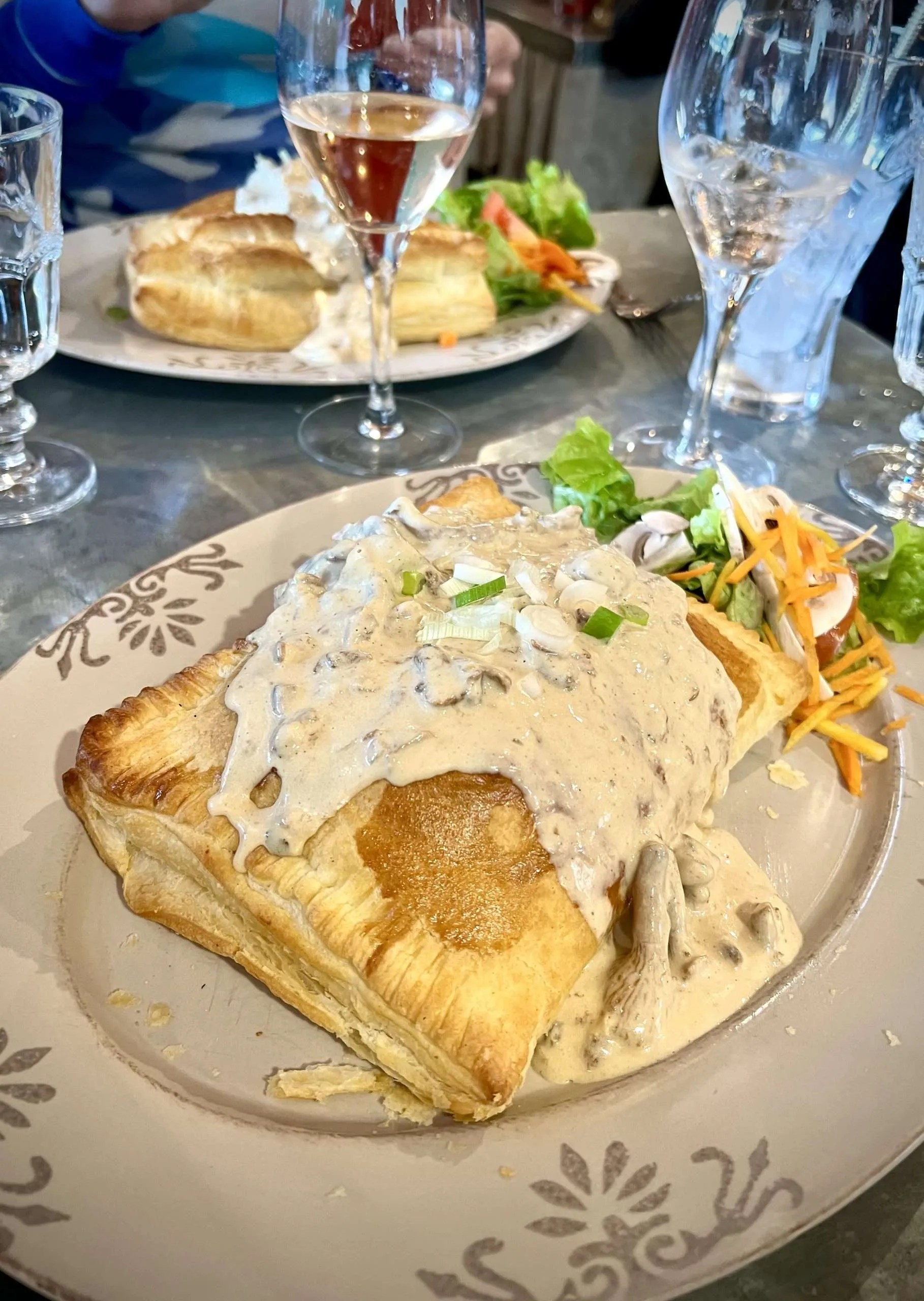 lunch at Le Vaffieu, Les Gets