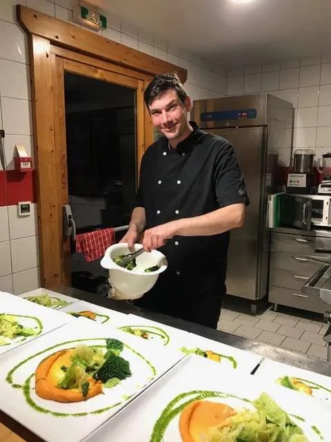 chef at fully catered chalet in Les Gets