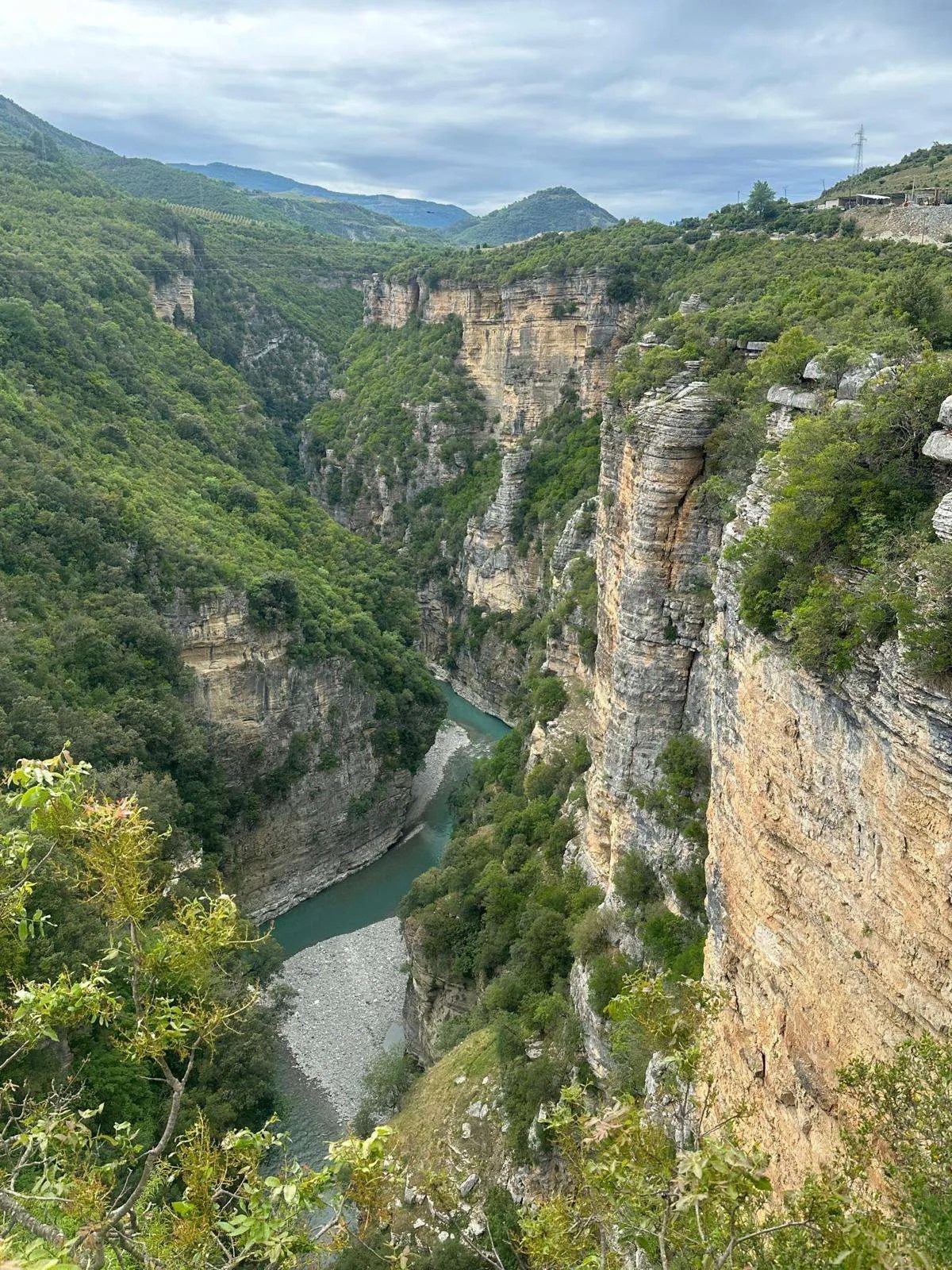 Osumi gorge in Albania