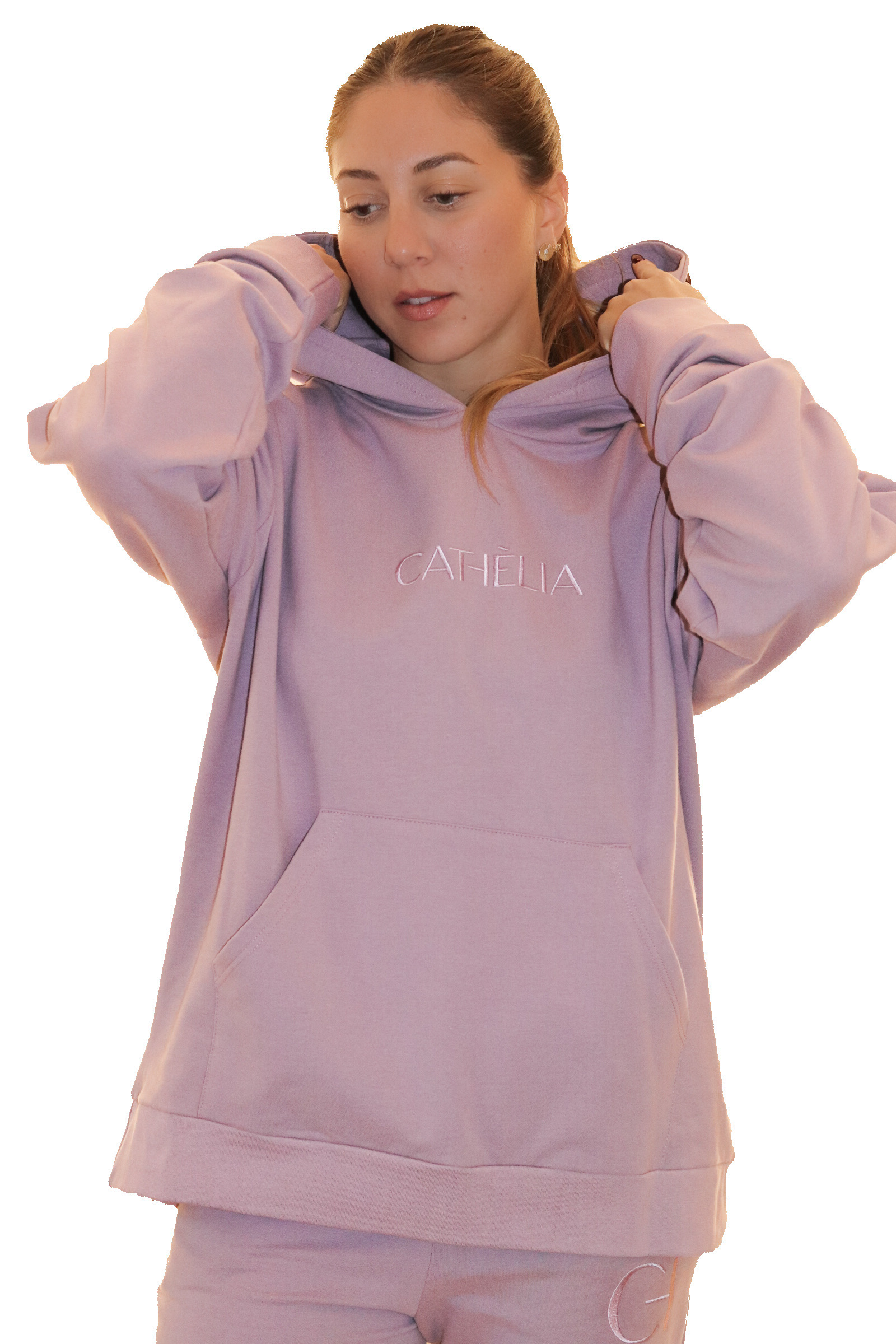 Hoodie λιλά