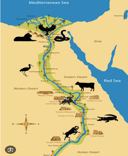 Egypt Tours 2026 Catherine Ann Clemett Egypt Map 