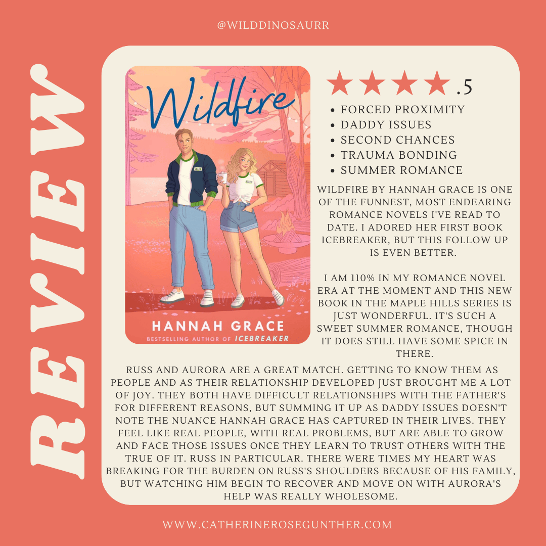Wildfire by Hannah Grace Review Card 1